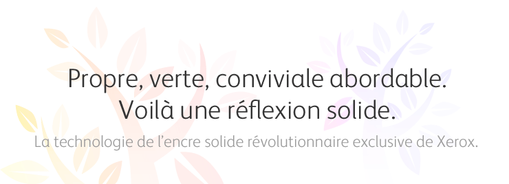 Technologie d&rsquo;encre solide de Xerox