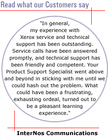 InterNos Communications customer quote