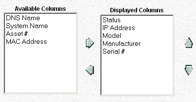 Image of the Available and Display columns